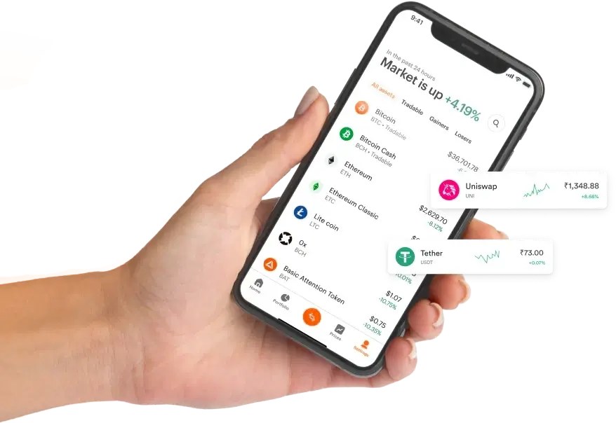 Whynxis Capital app earning potential on a mobile device